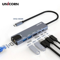  CŸ 6in1 LANƮ HDMI Ƽ USB 4K ̷  PD 87W   ˷̴ TCH-L50